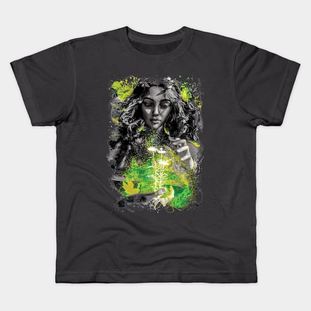 The Verdant v2 Kids T-Shirt by The Verdant Witch